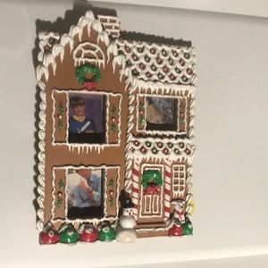 Gingerbread house picture frame